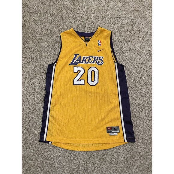 Nike Other - VTG Nike Authentic LA Lakers Gary Payton Large Jersey Youth Stitched EUC